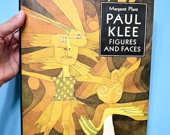 First Edition Vintage 1978 Paul Klee Figures and Faces by Margaret Plant / Coffee Table Art Books