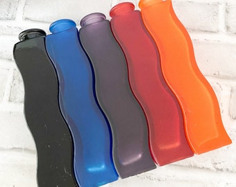 Vintage Ikea Skämt Vases / Wavy Squiggly Vases, 1990s Home Decor