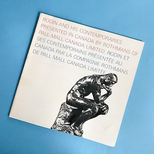 Vintage 1970 Rodin und seine Zeitgenossen Ausstellungskatalog /Skulptur Couchtisch Kunstbücher