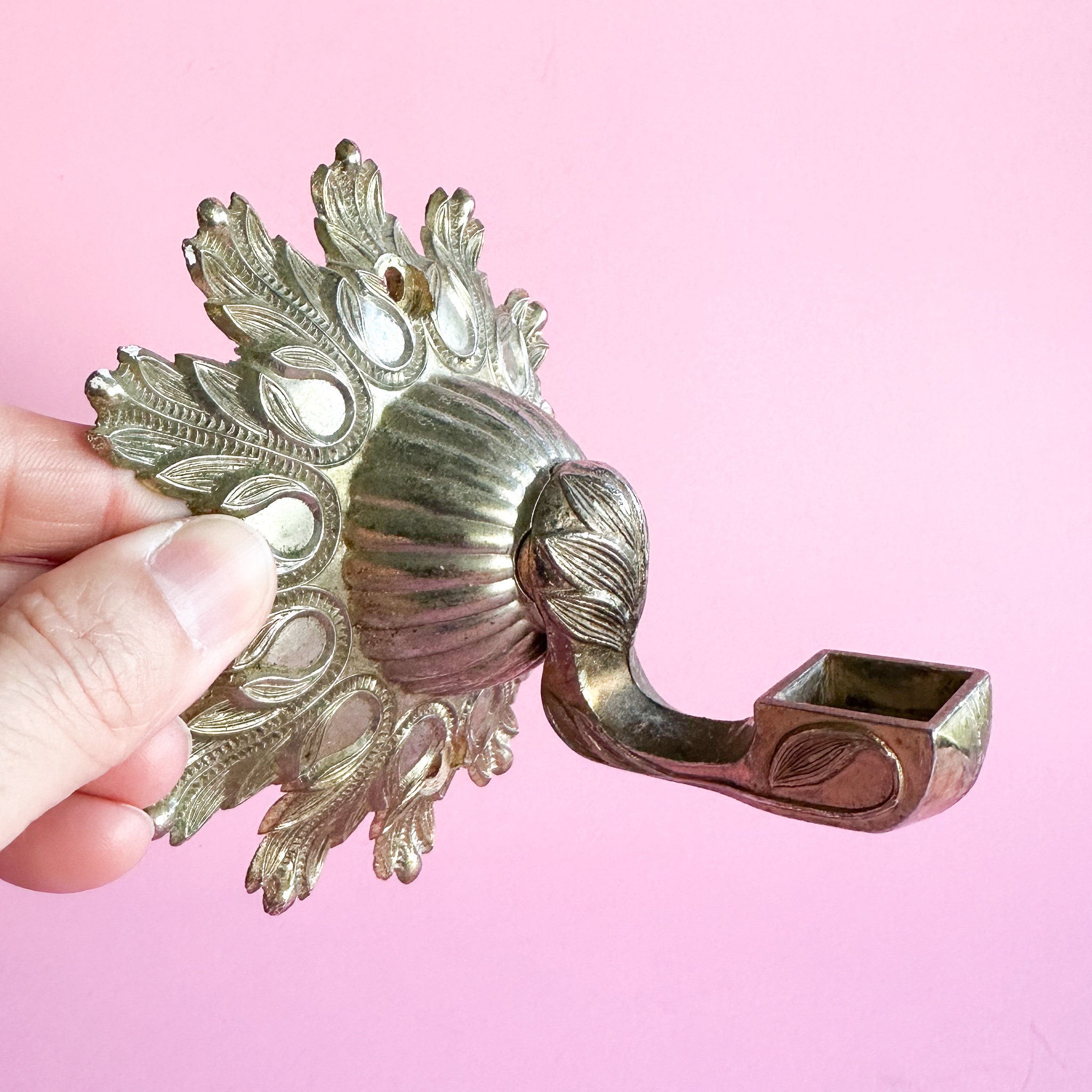 Vintage towel bar brackets sale