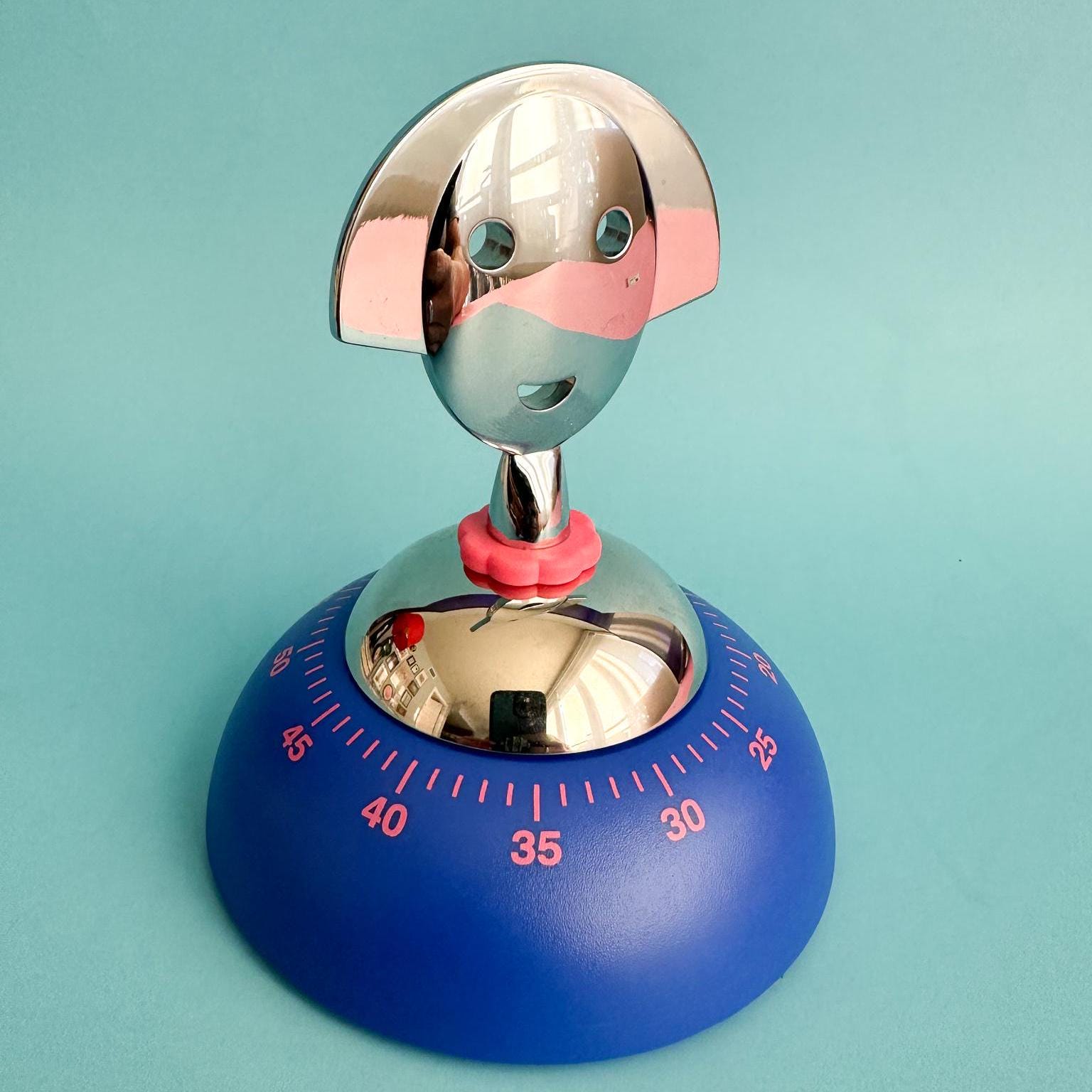 Vintage Alessi Anna Timer by Alessandro Mendini Kitchen Timer 