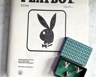 Vintage Playboy Braille 1998 Zeitschrift / Sammlerzeitschrift,