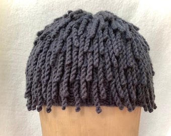 NUDU / Dreadlocks beanie. Dark Gray