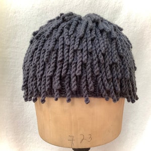 NUDU / Dreadlocks beanie. Dark Gray image 1