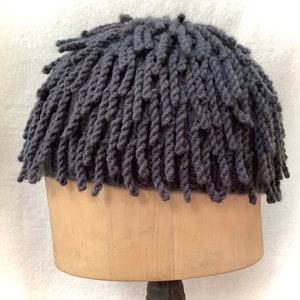 NUDU / Dreadlocks beanie. Dark Gray image 2