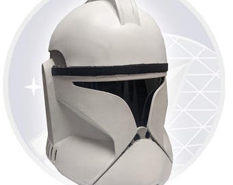 Star Wars  Episode II Custom Phase I Clone Trooper Helmet 3D Printed