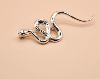 Sterling Silver Snake Brooch - Year of the Snake