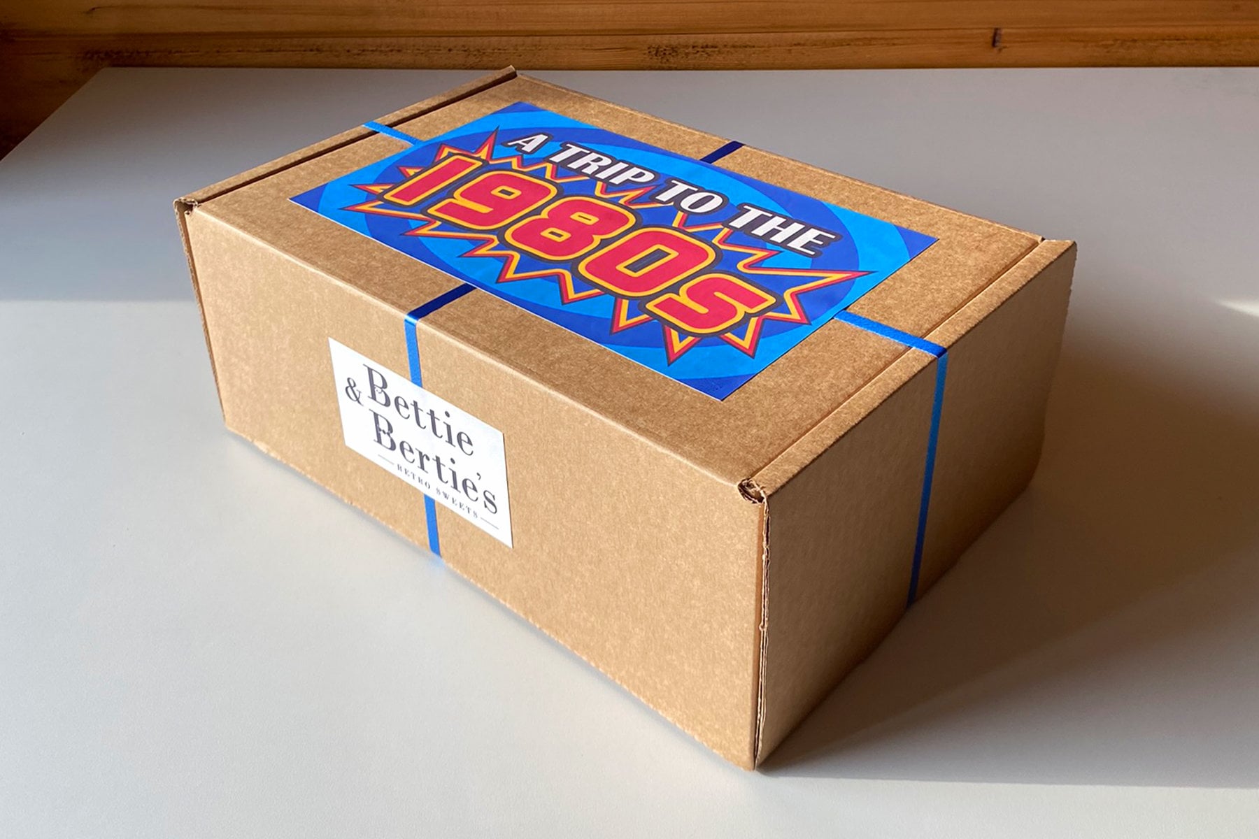 Personalised Cartoony Box Of The Best Retro Sweets Ever