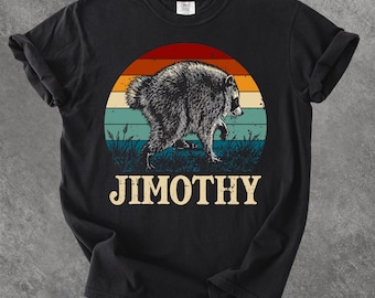 Comfort Colors® Jimothy Raccoon Viral Shirt, Famous Seattle Raccoon Shirt, Short King Jimothy Tee. Cute Trash Panda Shirt, Cute Baby Raccoon