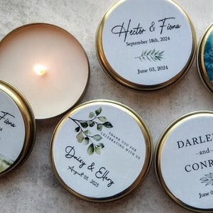 Personalized Wedding Favors for Guests in bulk, Custom Favors Candle, Party Favors, Bridal Shower Favors, Thank You Favors