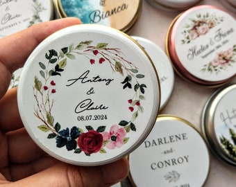 Quinceañera Candle Favor | Personalized Guest Keepsake | Custom Soy Wax Gift | Sweet 15 Celebration
