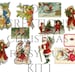 Printable Christmas fussy cut kit 1 