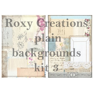 Printable Plain Background Journal Pages Kit 3 - Etsy