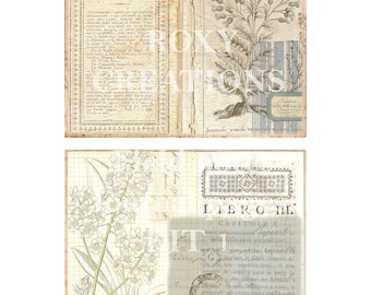 Printable Field notes journal pages Kit 1