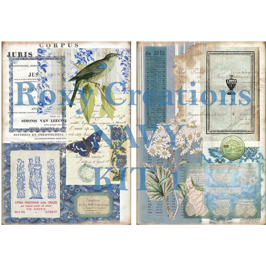 Printable NAVY Kit 1 - Etsy