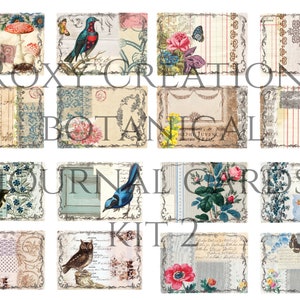 Botanische Journaling-kaartenset 2