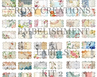 Digital druckbare Verzierungen Kit 2