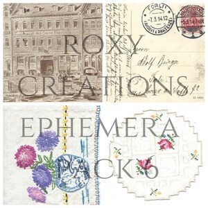 Digital Printable Ephemera Pack 6 - Etsy