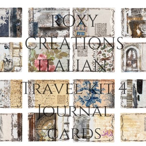 Kit da viaggio italiano 4 carte Journaling