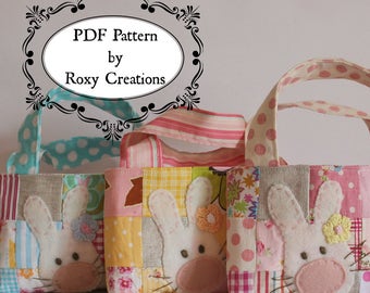 PDF sewing Pattern Springtime easter basket