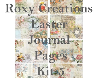 Printable easter journal pages kit 5