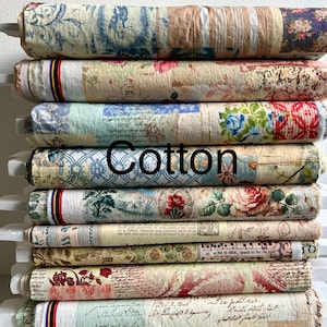Roxy creations 1 metro COTONE design antico all over SCEGLI il tuo colore
