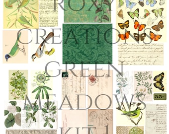 Printable Green Meadows kit 1