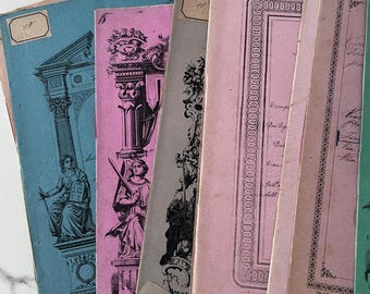 Vintage Italian legal document 1800S