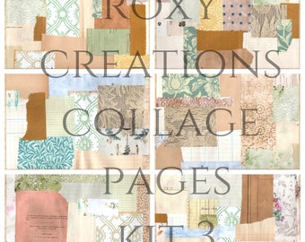 Printable collage pages kit 3