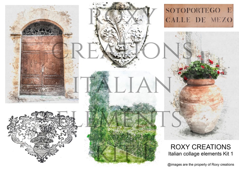 Italian elements printable kit 1 image 2