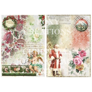 Kit de 9 pages imprimables de journal de bord de mer de Noël style journal de document