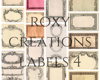 Antique Labels Printable Collection 5 | Etsy