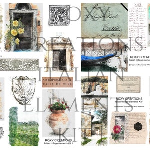 Italian elements printable kit 1 image 1