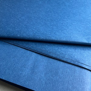 20 pezzi di carta paglia BLU MARINO 35 x 50 cm