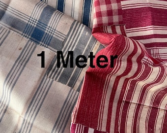 Roxy creations 1 meter COTTON LINEN antique all over design  CHOOSE your colour