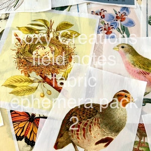Tessuto misto Roxy Creations FIELD NOTES cotone effimero confezione da 7 pezzi di varie dimensioni CONFEZIONE DA 2