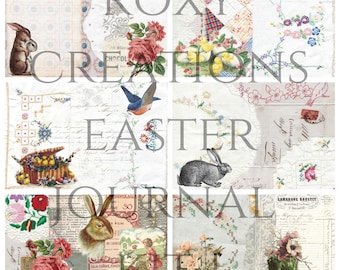 Printable Easter journal pages Kit 1