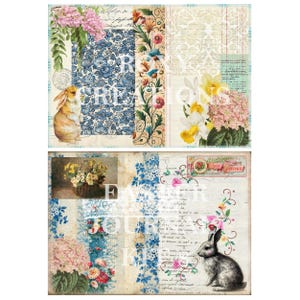 Kit de 8 pages de journal de Pâques imprimables