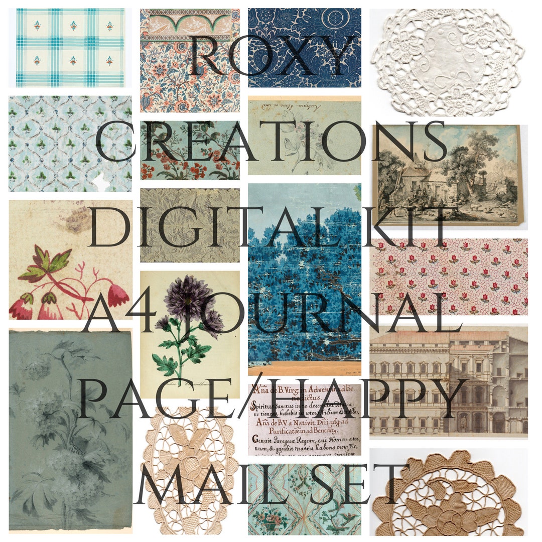 Printable Kit to Create an A4 Journal Page With FREE Video Instructions ...