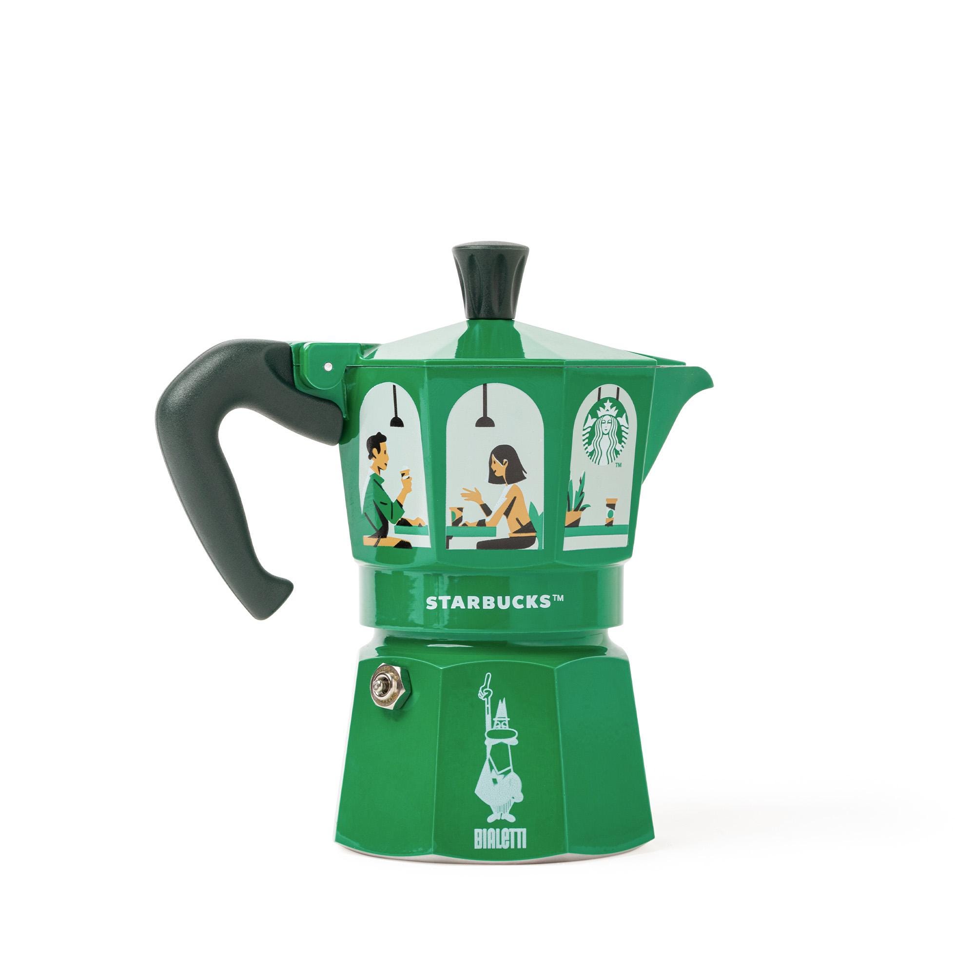 Bialetti Starbucks Italy Limited Edition Coffee Maker Moka Pot 4.4