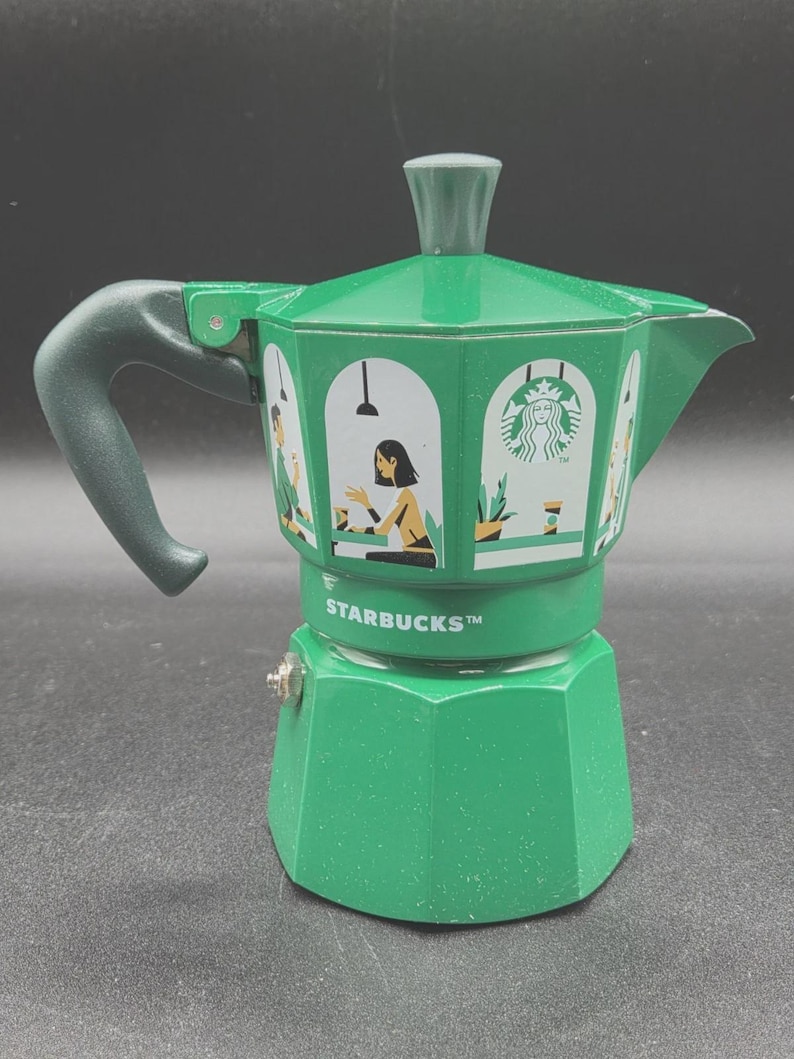 Bialetti Starbucks Italy Limited Edition Coffee Maker Moka Pot 4.4FL Oz ...