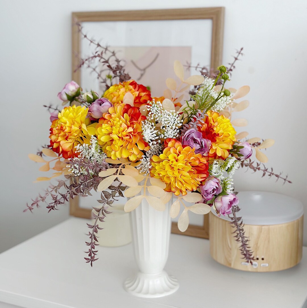 Artificial Flower Arrangements, Handmade Floral Decor, Custom Floral ...