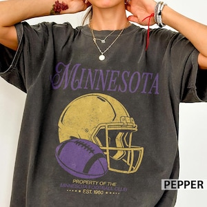 Minnesota Football Vintage Comfort Colors Shirt, Retro Minnesota Football 90s Shirt, Game Day Sweatshirt