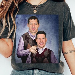 Sidney Crosby Evgeni Malkin Ice Hockey Shirt, Pittsburgh Step Bros Tee, Funny Ice Hockey Gift Unisex image 4