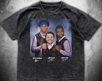 Camiseta de fútbol Josh Allen James Cook Keon Coleman, camiseta Buffalo Step Bros, divertido regalo de fútbol unisex