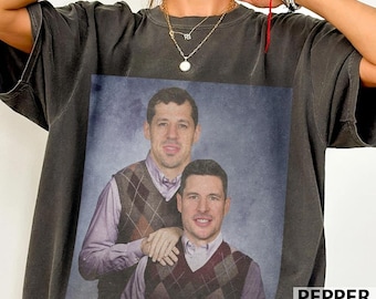 Sidney Crosby Evgeni Malkin Ice Hockey Shirt, Pittsburgh Step Bros Tee, Funny Ice Hockey Gift Unisex