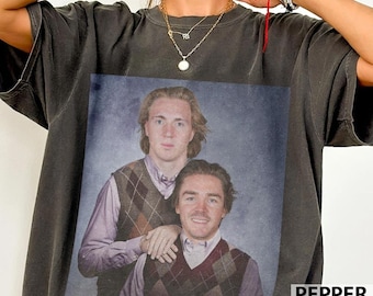 Logan Cooley Clayton Keller Ice Hockey Shirt, Utah Step Bros Tee, Funny Ice Hockey Gift Unisex