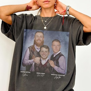 Brock Purdy Christian McCaffrey George Kittle Football Shirt, San Francisco Step Bros Tee, Funny Football Gift Unisex