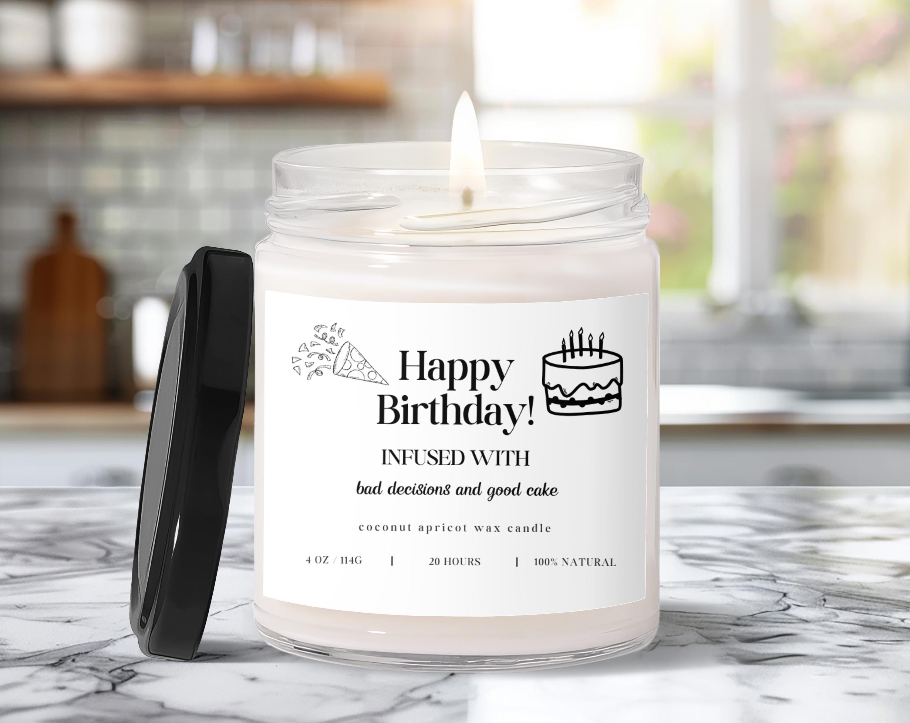 ココナッツ様 ハッピーバースデーキャンドル スプリンクル付き バースデーケーキの