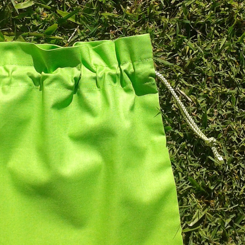 Cotton drawstring bags bulk set of 4 small primary colours Etsy